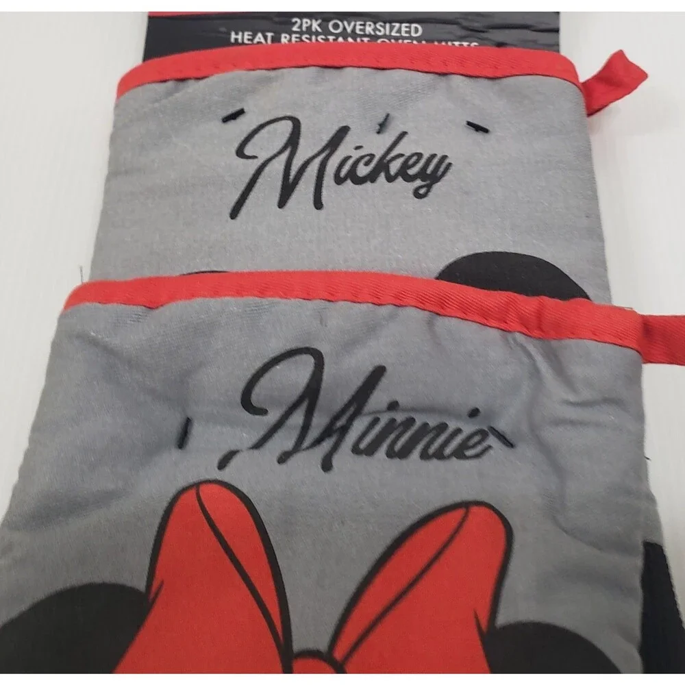 Set of 2 Same Neoprene Jumbo Oven Mitts (13.5